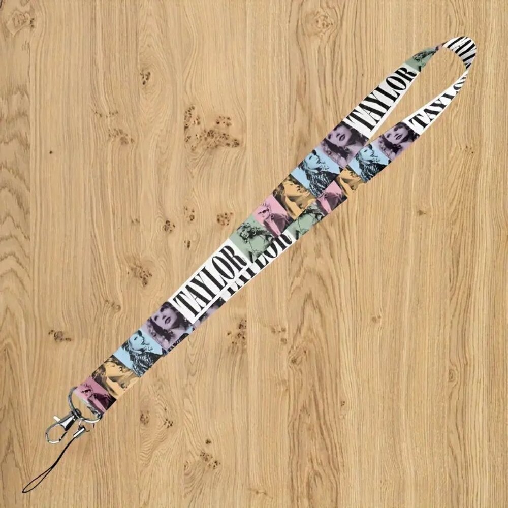 🌹Taylor Swift Lanyard with Clips - Detachable